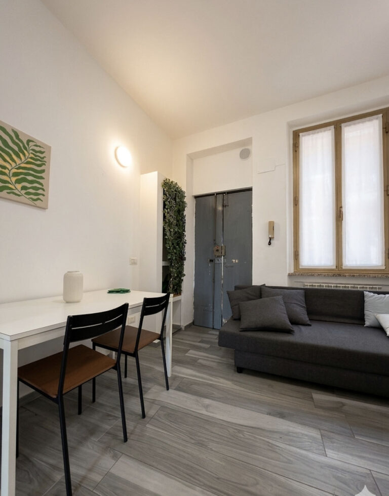 La camera e il living