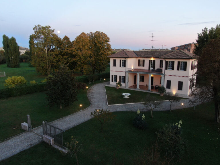 Il primo piano della villa