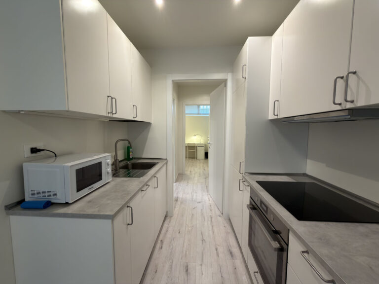 Il soggiorno con cucina