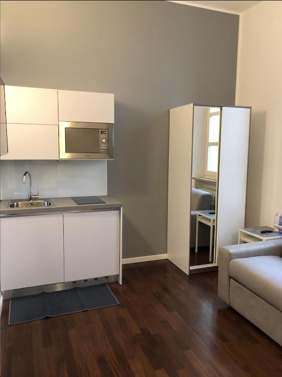 Il soggiorno con divano letto